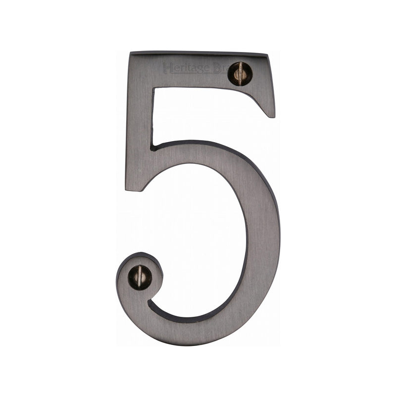 Heritage Brass Slim Profile Face Fix Number