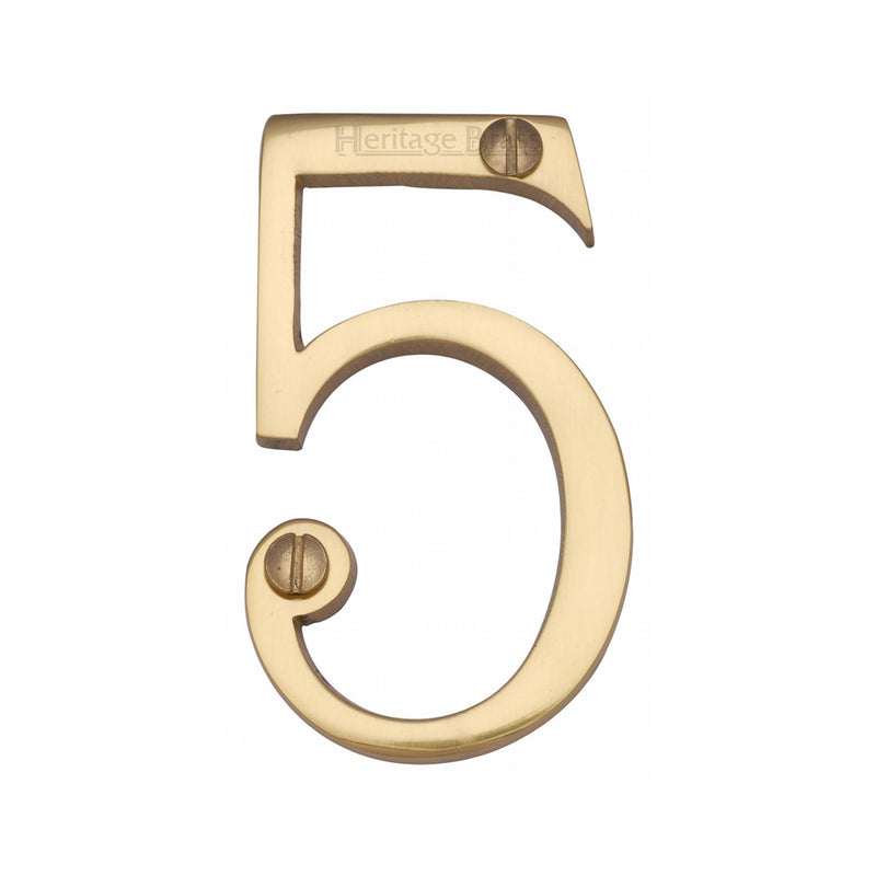 Heritage Brass Slim Profile Face Fix Number