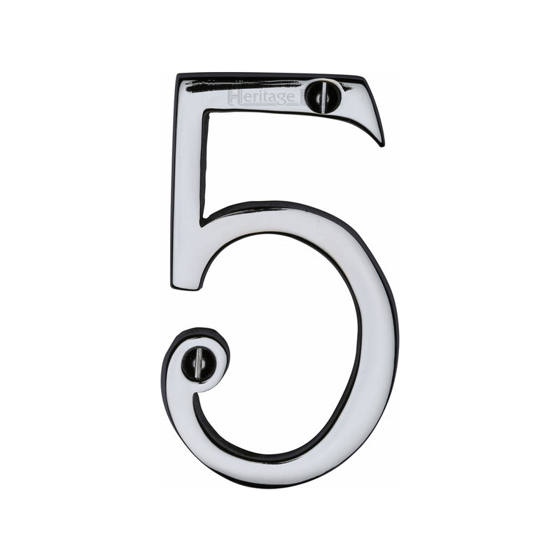 Heritage Brass Slim Profile Face Fix Number