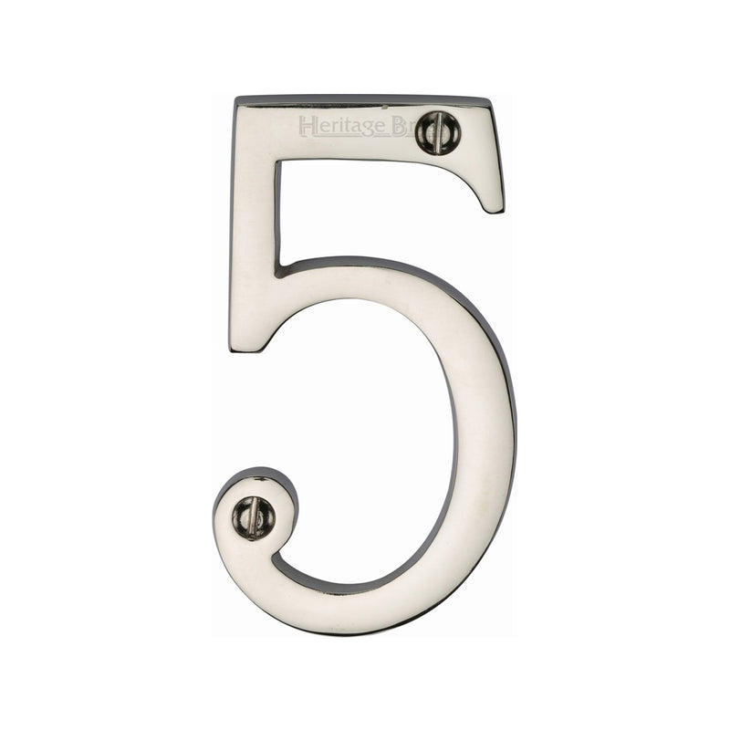 Heritage Brass Slim Profile Face Fix Number