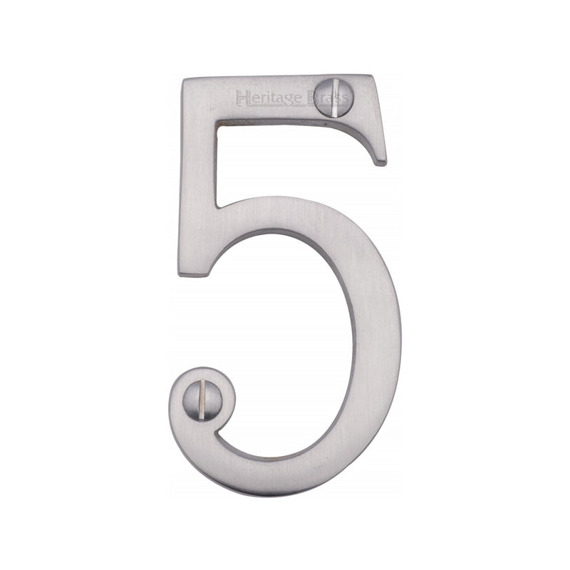 Heritage Brass Slim Profile Face Fix Number
