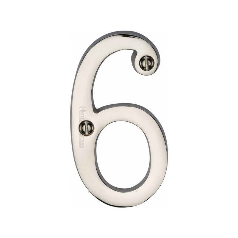 Heritage Brass Slim Profile Face Fix Number