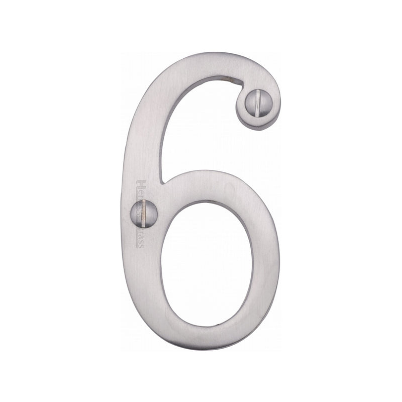 Heritage Brass Slim Profile Face Fix Number