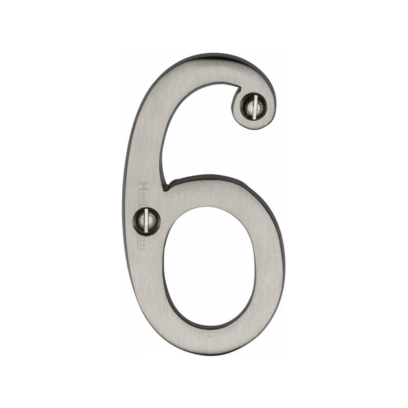 Heritage Brass Slim Profile Face Fix Number