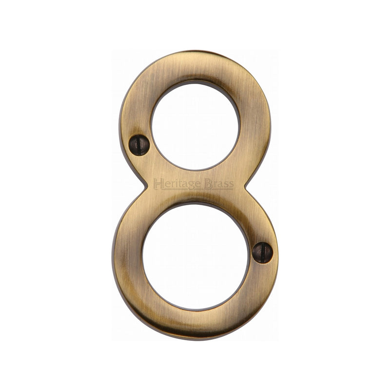 Heritage Brass Slim Profile Face Fix Number