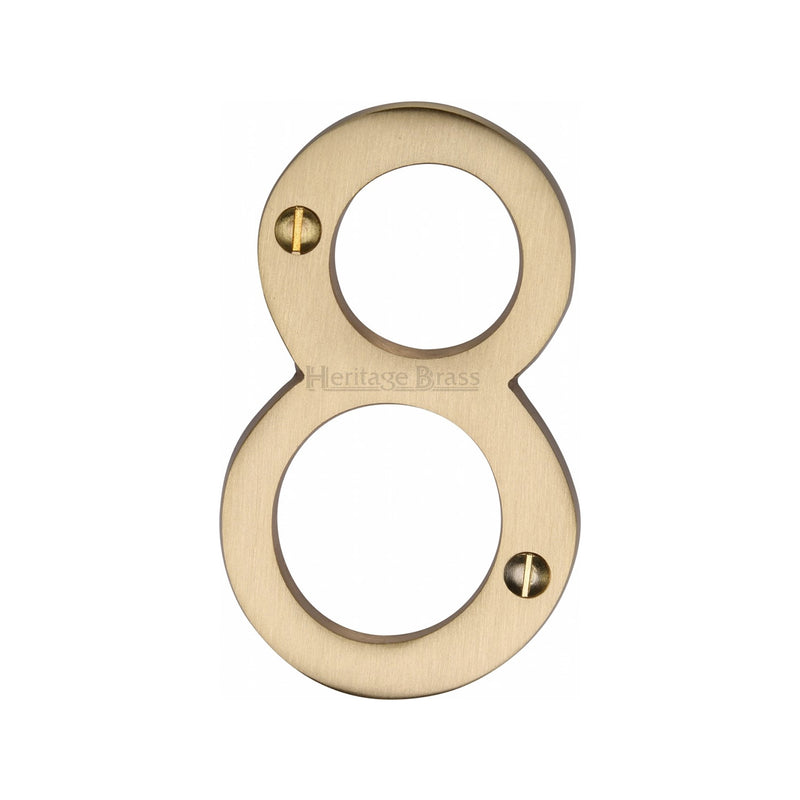 Heritage Brass Slim Profile Face Fix Number