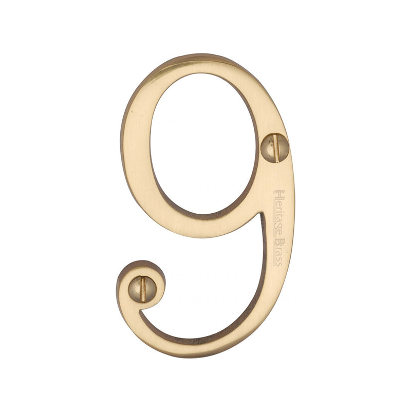 Heritage Brass Slim Profile Face Fix Number