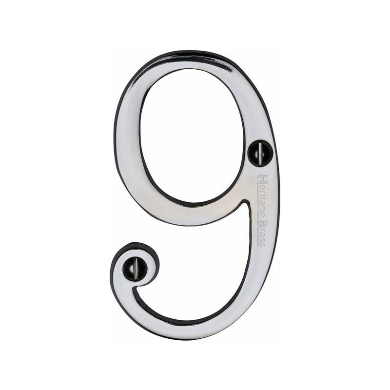 Heritage Brass Slim Profile Face Fix Number