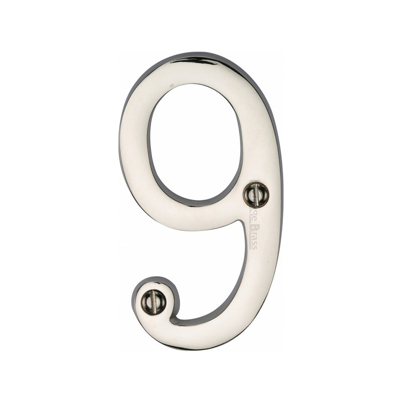 Heritage Brass Slim Profile Face Fix Number
