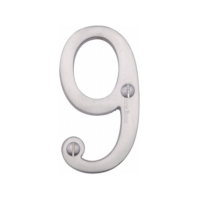 Heritage Brass Slim Profile Face Fix Number
