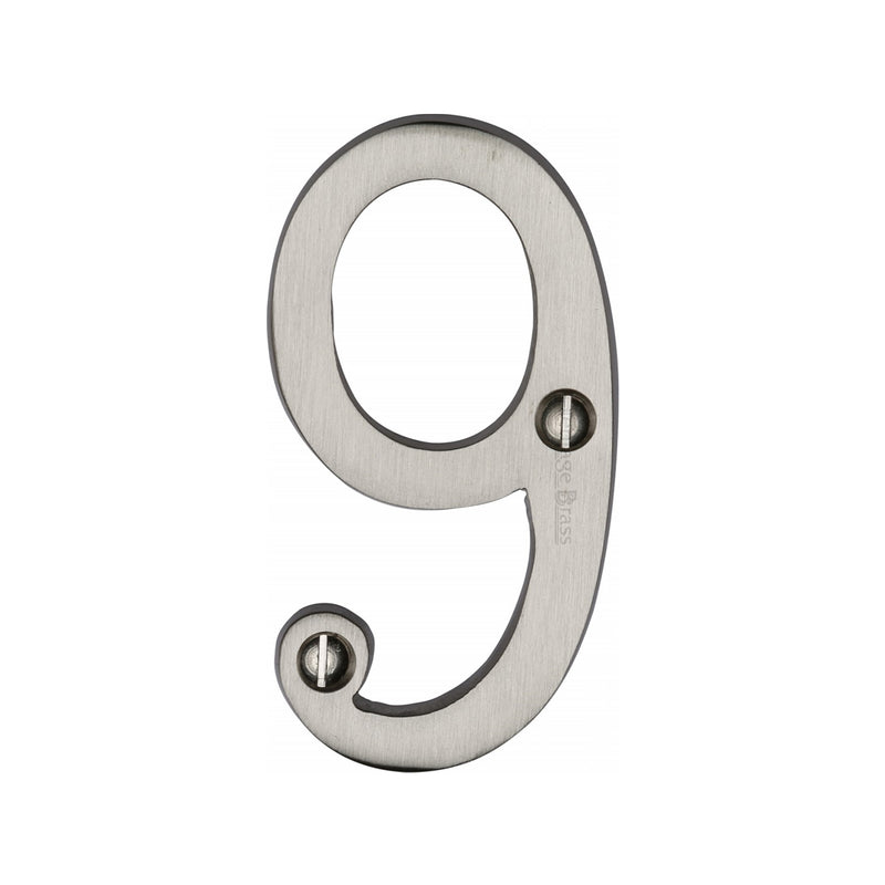 Heritage Brass Slim Profile Face Fix Number