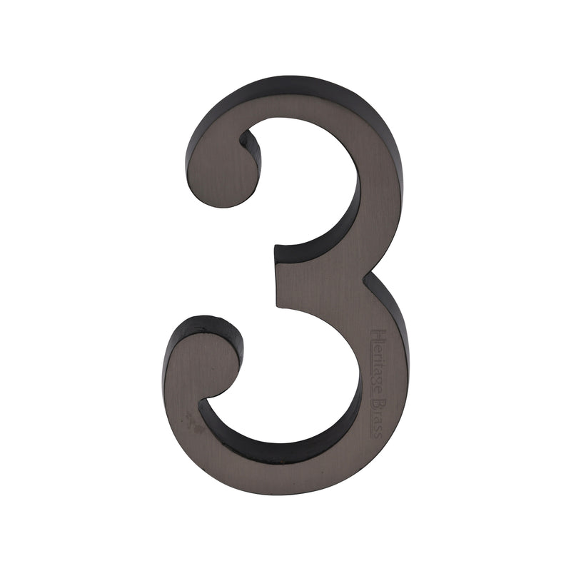 Heritage Brass Slim Profile Rear Fix Number
