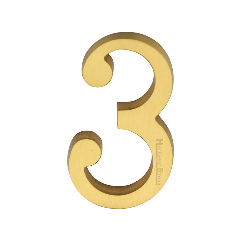 Heritage Brass Slim Profile Rear Fix Number