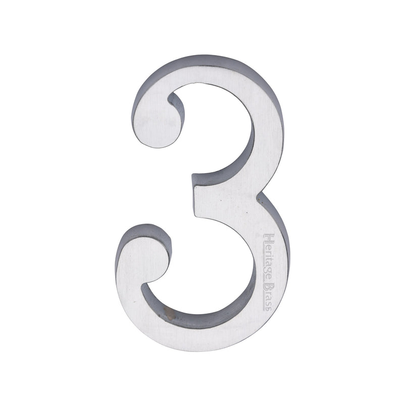 Heritage Brass Slim Profile Rear Fix Number