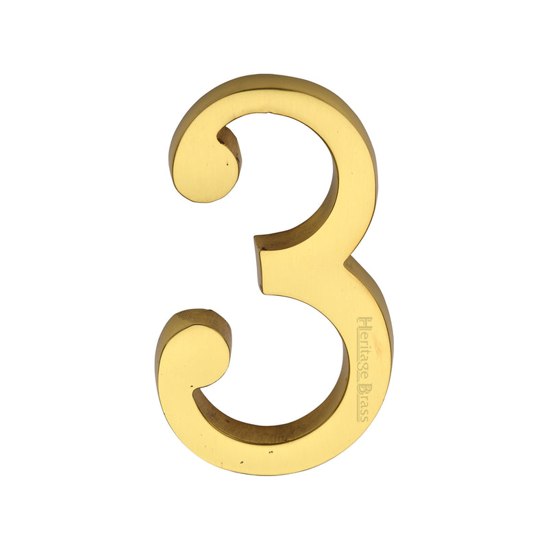 Heritage Brass Slim Profile Rear Fix Number
