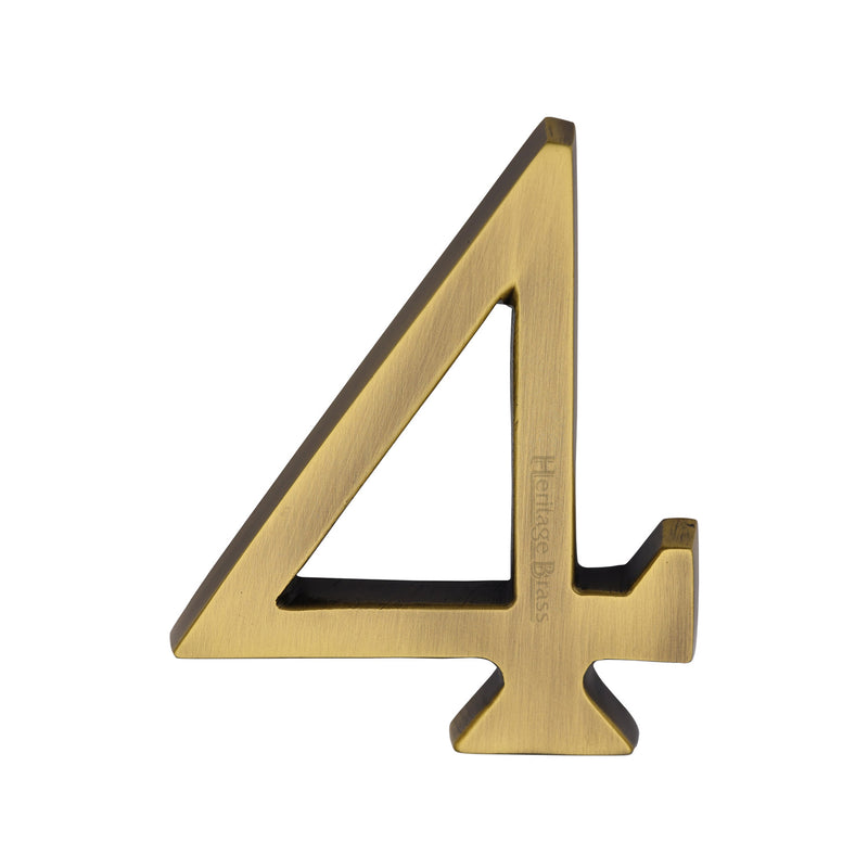 Heritage Brass Slim Profile Rear Fix Number