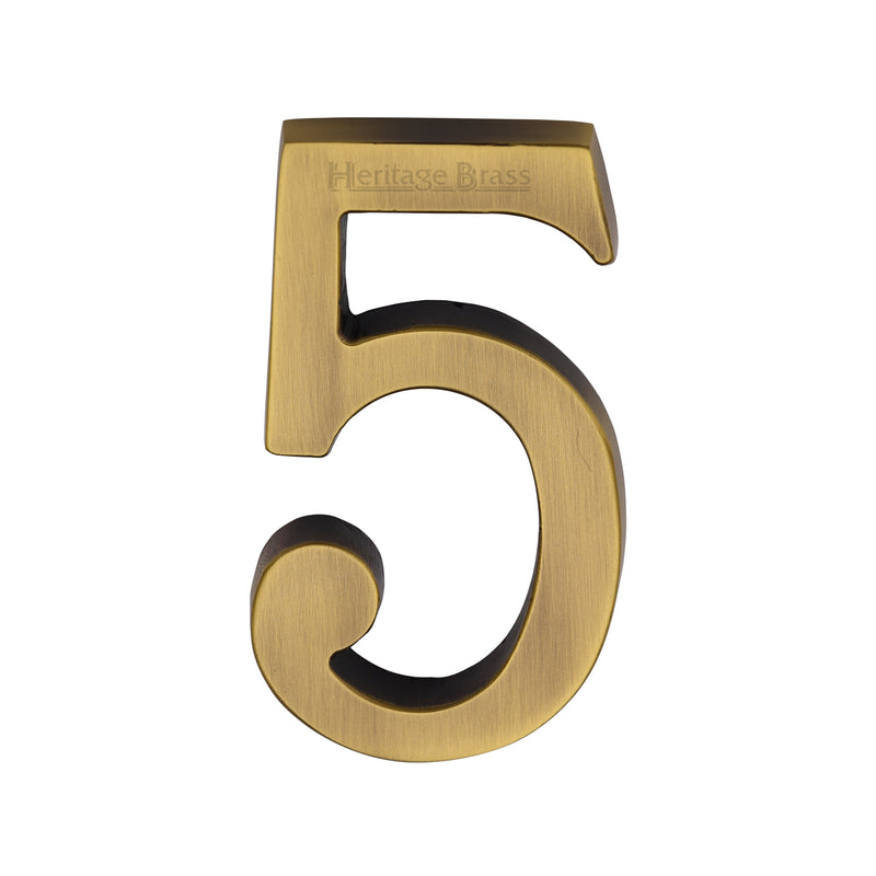 Heritage Brass Slim Profile Rear Fix Number