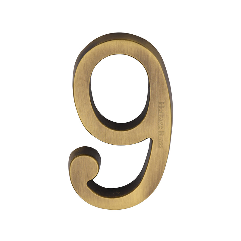 Heritage Brass Slim Profile Rear Fix Number