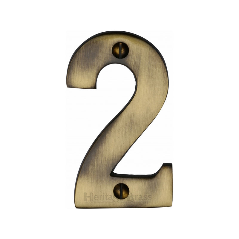 Heritage Brass Wide Profile Face Fix Number