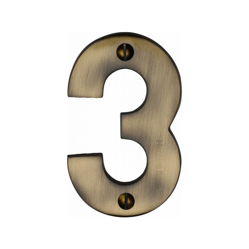 Heritage Brass Wide Profile Face Fix Number