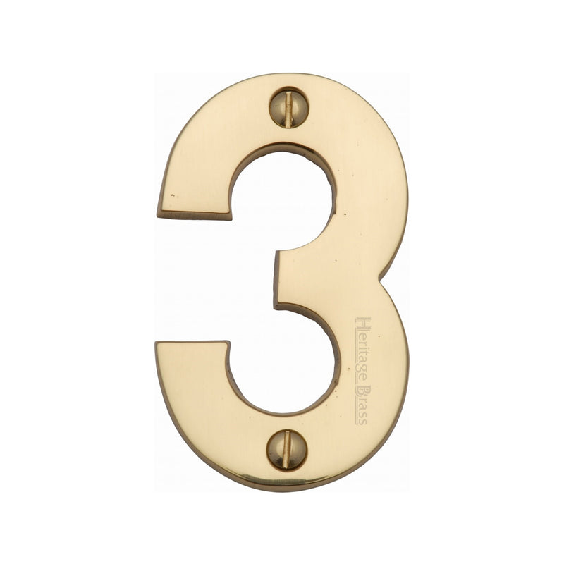 Heritage Brass Wide Profile Face Fix Number
