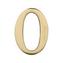 Heritage Brass Small Self Adhesive Number