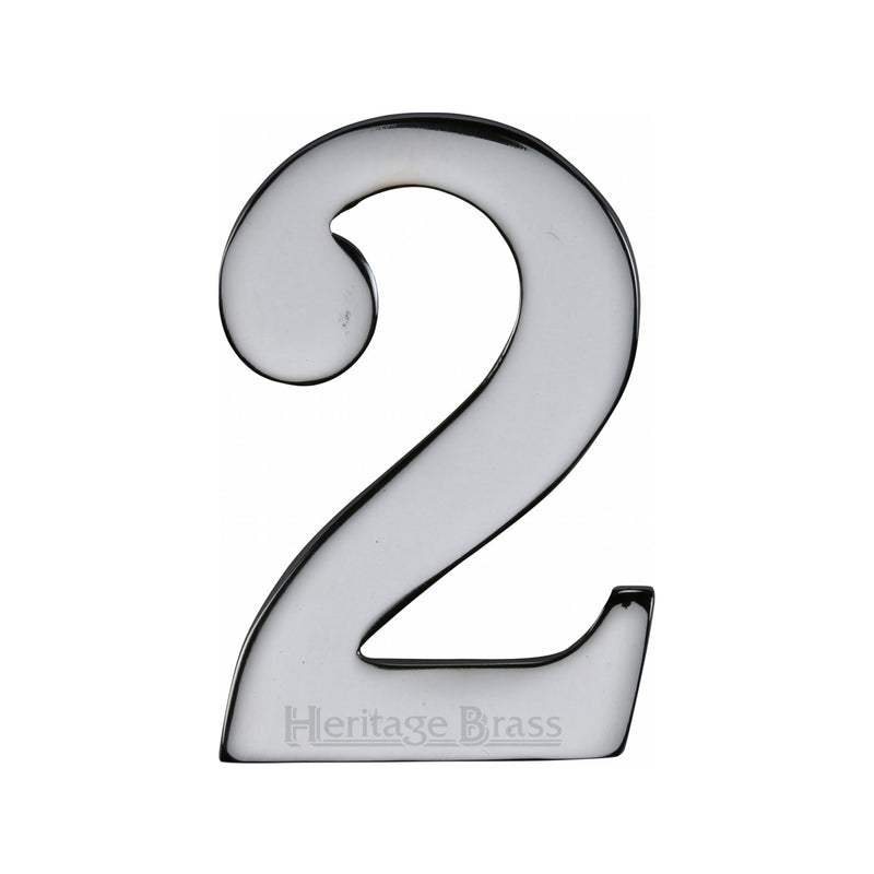 Heritage Brass Small Self Adhesive Number