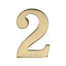 Heritage Brass Small Self Adhesive Number