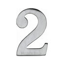 Heritage Brass Small Self Adhesive Number