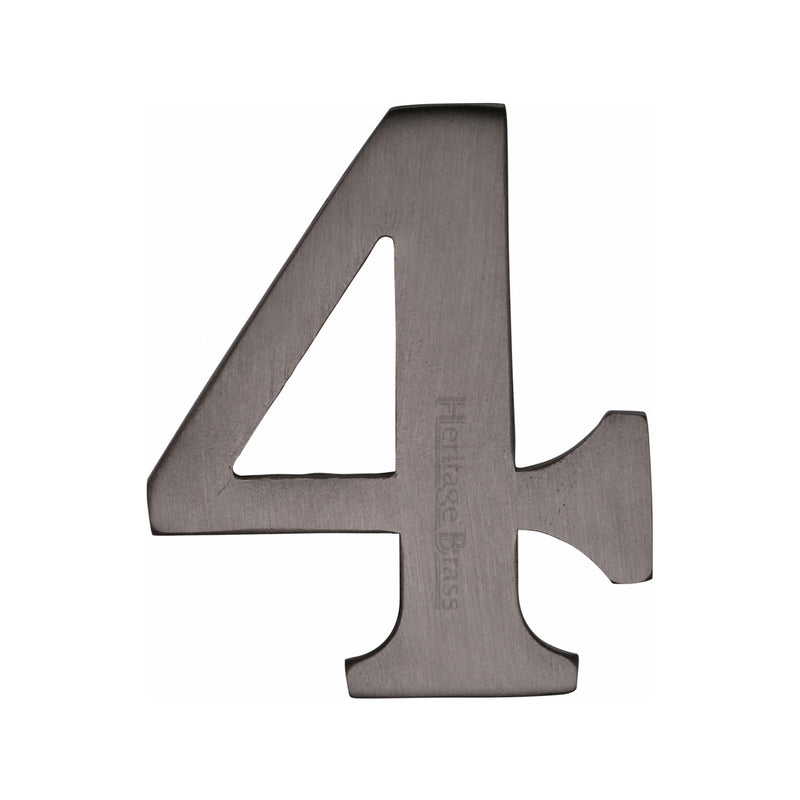 Heritage Brass Small Self Adhesive Number