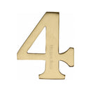 Heritage Brass Small Self Adhesive Number