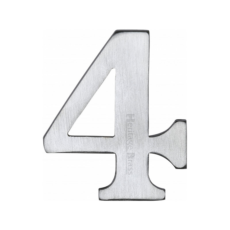 Heritage Brass Small Self Adhesive Number