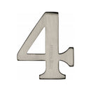 Heritage Brass Small Self Adhesive Number