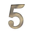 Heritage Brass Small Self Adhesive Number