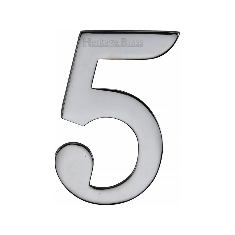 Heritage Brass Small Self Adhesive Number