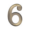 Heritage Brass Small Self Adhesive Number