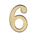Heritage Brass Small Self Adhesive Number
