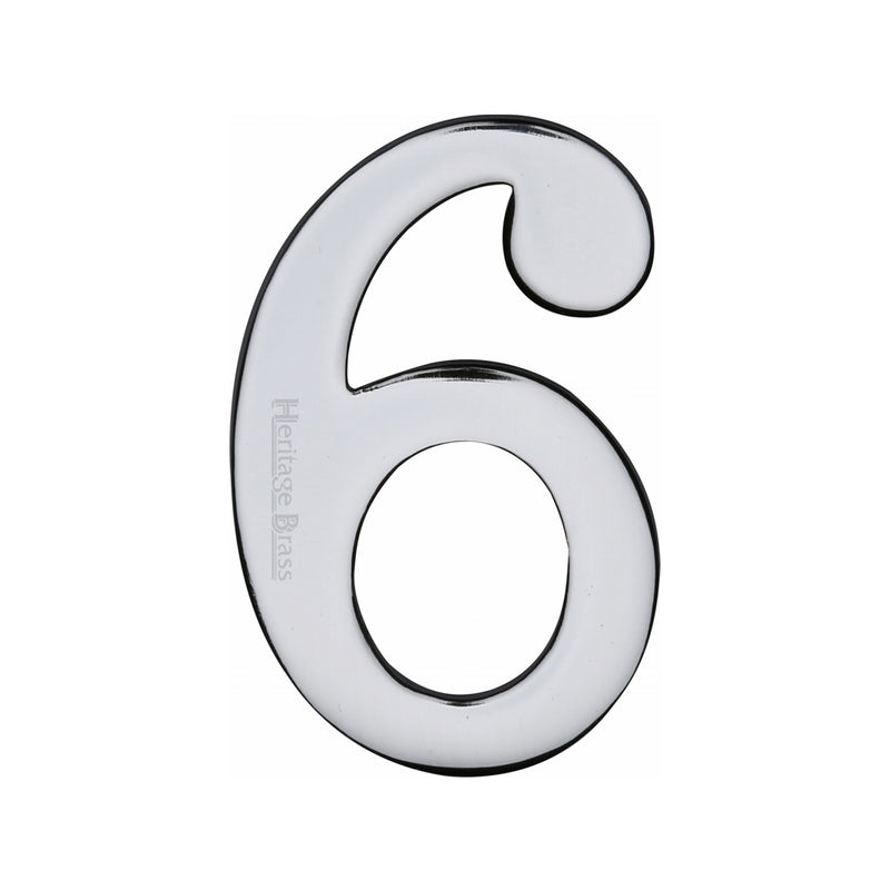 Heritage Brass Small Self Adhesive Number
