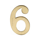 Heritage Brass Small Self Adhesive Number
