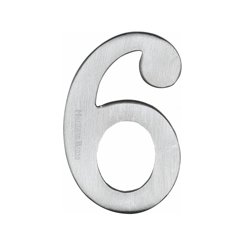 Heritage Brass Small Self Adhesive Number