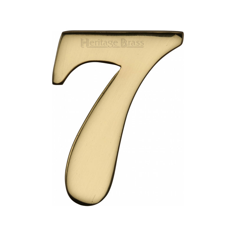 Heritage Brass Small Self Adhesive Number