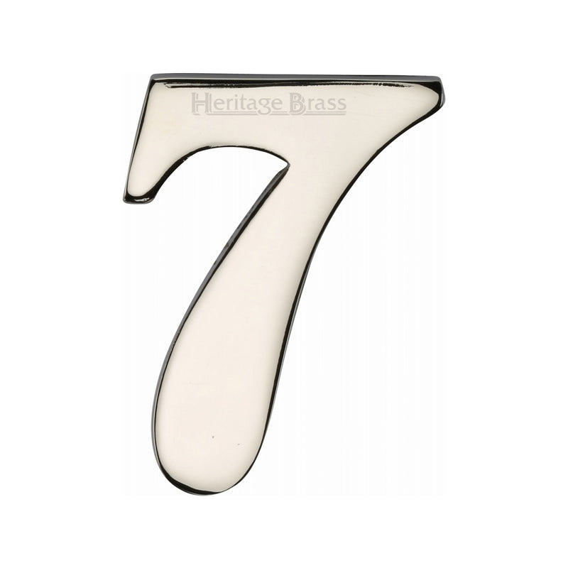 Heritage Brass Small Self Adhesive Number