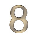 Heritage Brass Small Self Adhesive Number