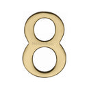 Heritage Brass Small Self Adhesive Number