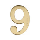 Heritage Brass Small Self Adhesive Number