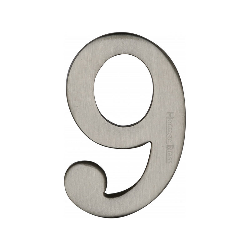 Heritage Brass Small Self Adhesive Number