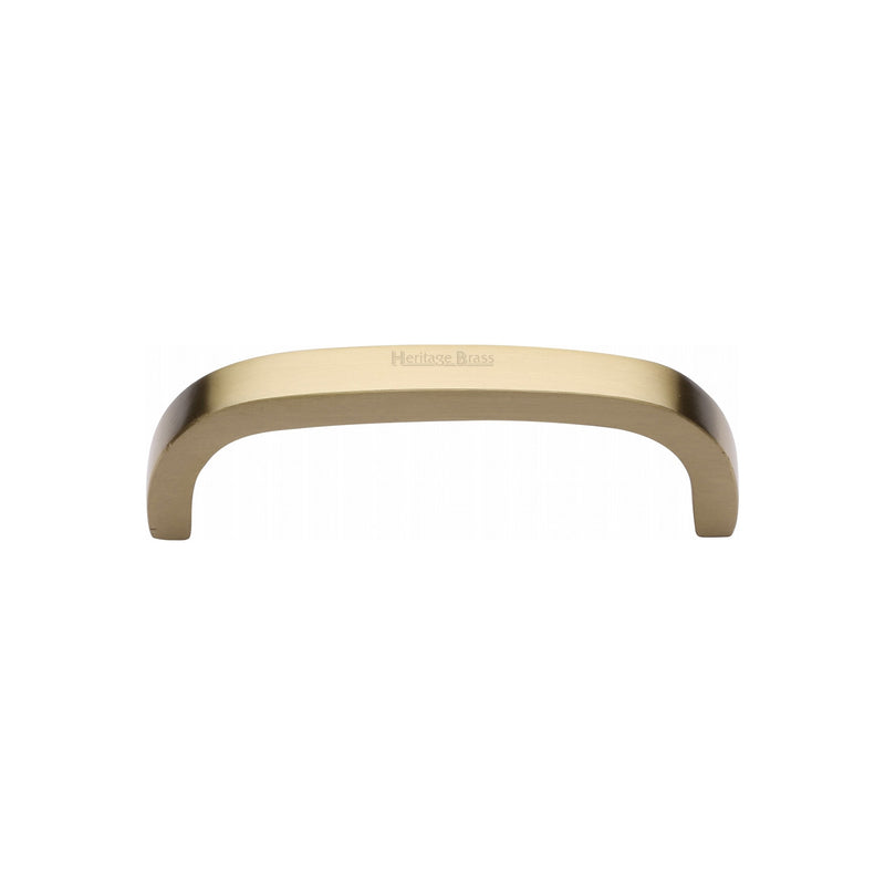 Heritage Brass Curved D Shaped Cabinet Pull Handle