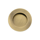 Heritage Brass Round Flush Pull - C1835