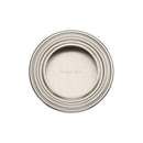 Heritage Brass Round Reeded Flush Pull