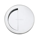 Heritage Brass Round Half Moon Flush Pull